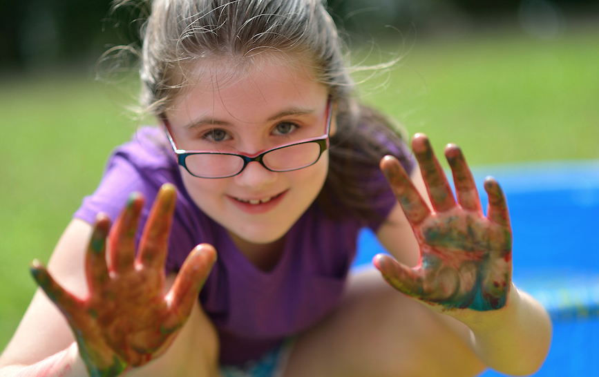 Children at Art Zone